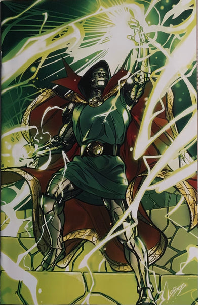 ONE WORLD UNDER DOOM # 6 VILLALOBOS 1:50 VIRGIN VARIANT COVER