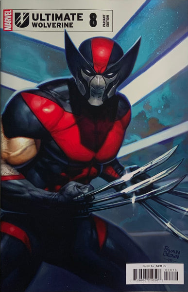 ULTIMATE WOLVERINE # 8 BROWN 1:25 VARIANT COVER