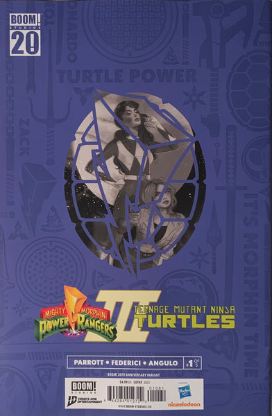 MIGHTY MORPHIN POWER RANGERS / TMNT III # 1 LOTAY 1:20 VARIANT COVER