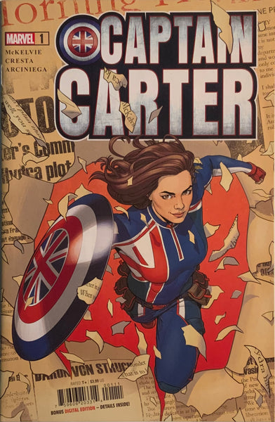 CAPTAIN CARTER # 1 FIRST APPEARANCE IN COMIC BOOKS