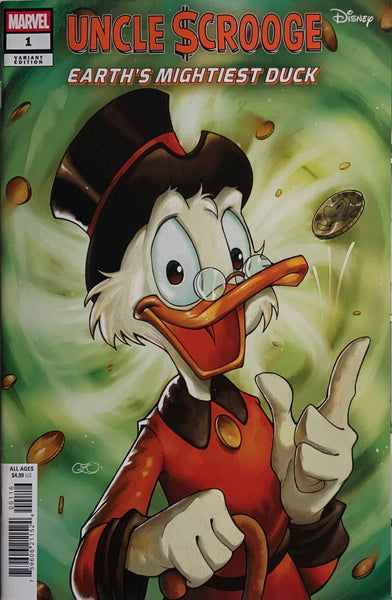 UNCLE SCROOGE EARTH’S MIGHTIEST DUCK # 1 ZULLO 1:25 VARIANT COVER