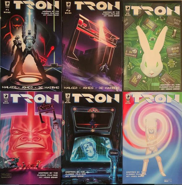 TRON : GHOST IN THE MACHINE # 1 - 6 ORIGIN AND FIRST APPEARANCE OF TRON IN AN ORIGINAL COMIC BOOK