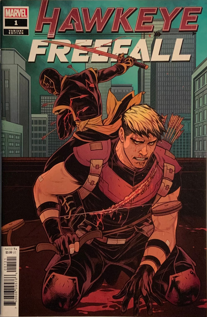 HAWKEYE FREEFALL # 1 TORQUE 1:25 VARIANT COVER FIRST APPEARANCE OF BULLSEYE AS THE 5TH RONIN