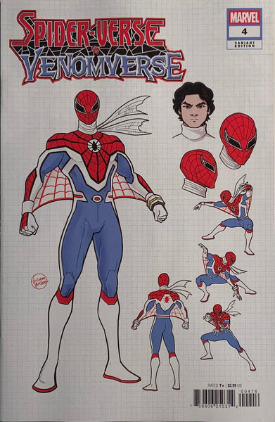 SPIDER-VERSE VS VENOMVERSE # 4 VECCHIO 1:10 DESIGN VARIANT COVER