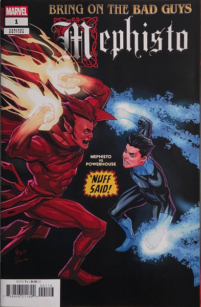 BRING ON THE BAD GUYS : MEPHISTO # 1 WOODS 1:25 VARIANT COVER