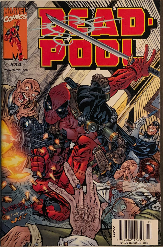 DEADPOOL (1997-2002) #34 NEWSSTAND EDITION