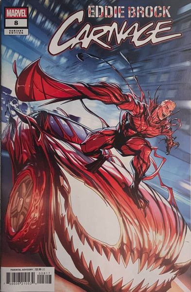 EDDIE BROCK CARNAGE # 8 WOODS 1:25 VARIANT COVER