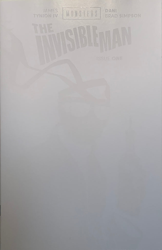 Invisible Variants Invisble UNIVERSAL MONSTERS : THE INVISIBLE MAN # 1 SECRET INVISIBLE VARIANT CO ...