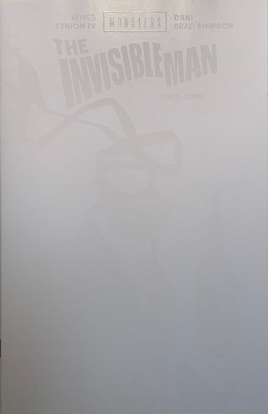 UNIVERSAL MONSTERS : THE INVISIBLE MAN # 1 SECRET INVISIBLE VARIANT COVER