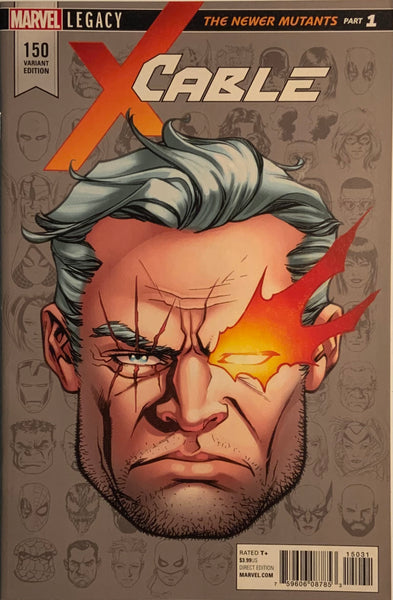 CABLE (2017-2018) #150 McKONE 1:10 HEADSHOT VARIANT COVER