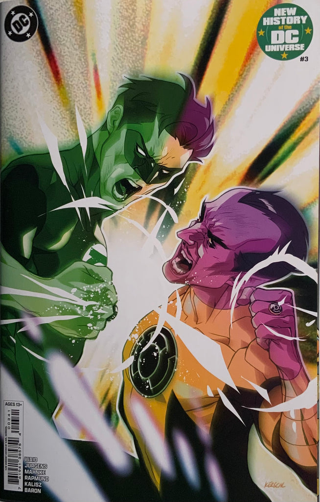 NEW HISTORY OF THE DC UNIVERSE # 3 KERSCHL 1:25 VARIANT COVER
