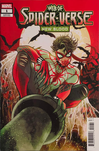 WEB OF SPIDER-VERSE : NEW BLOOD # 1 WERNECK VARIANT COVER