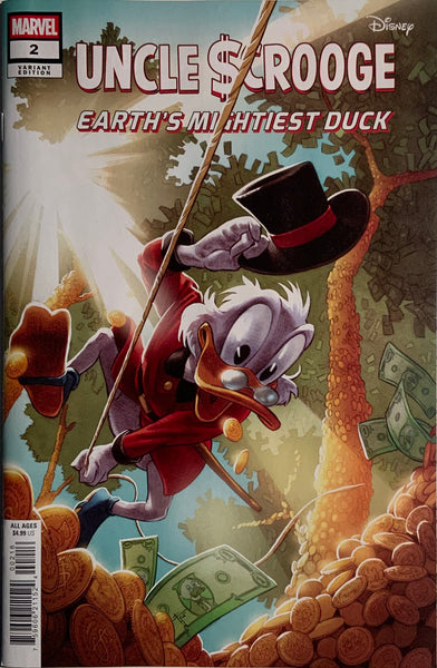 UNCLE SCROOGE EARTH’S MIGHTIEST DUCK # 2 MOBILI 1:25 VARIANT COVER