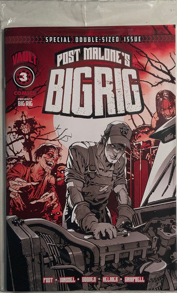 POST MALONE’S BIG RIG # 3 GOODEN COLOUR VARIATION VARIANT COVER