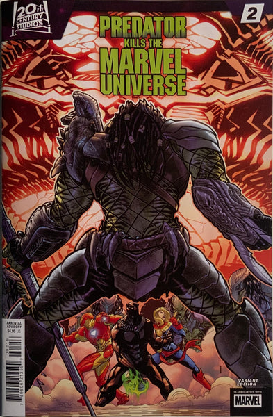 PREDATOR KILLS THE MARVEL UNIVERSE # 2 BALDEON 1:25 VARIANT COVER