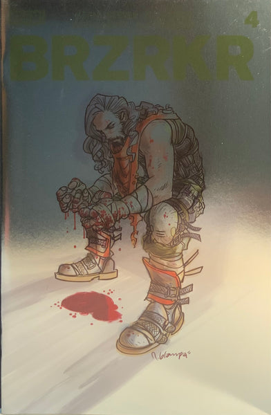 BRZRKR # 4 GRAMPA FOIL VARIANT COVER