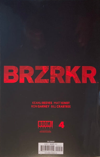 BRZRKR # 4 GRAMPA FOIL VARIANT COVER