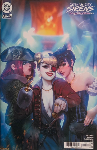 GOTHAM CITY SIRENS : UNFIT FOR ORBIT # 3 NOOBOVICH VARIANT COVER