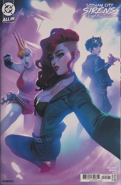 GOTHAM CITY SIRENS : UNFIT FOR ORBIT # 5 NOOBOVICH VARIANT COVER