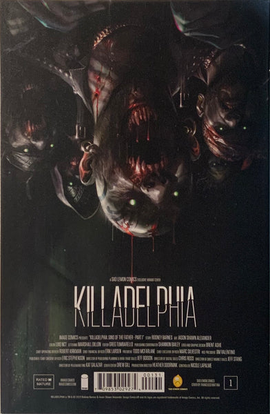 KILLADELPHIA # 1 STORE EXCLUSIVE VIRGIN VARIANT COVER