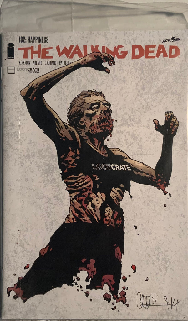 THE WALKING DEAD #132 LOOTCRATE EXCLUSIVE VARIANT COVER