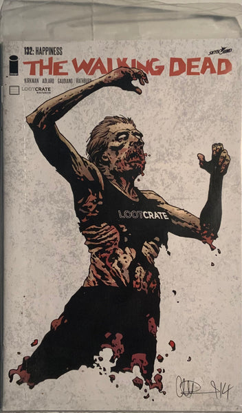 THE WALKING DEAD # 132 LOOTCRATE EXCLUSIVE VARIANT COVER