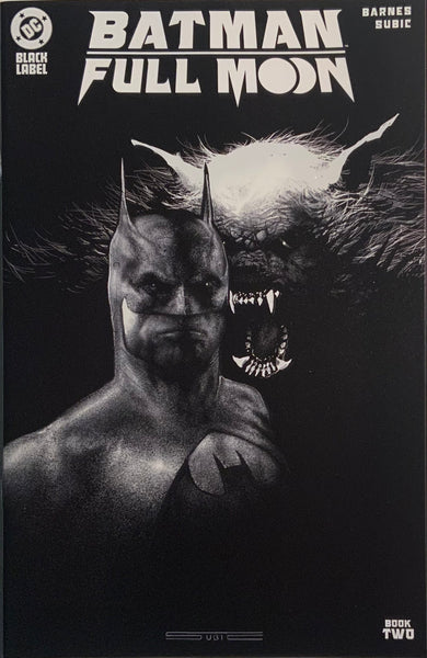 BATMAN : FULL MOON # 2 GLOW-IN-THE-DARK COVER