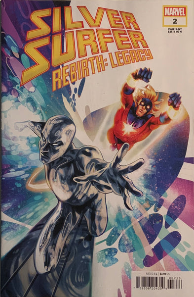 SILVER SURFER REBIRTH LEGACY # 2 MANHANINI 1:25 VARIANT COVER