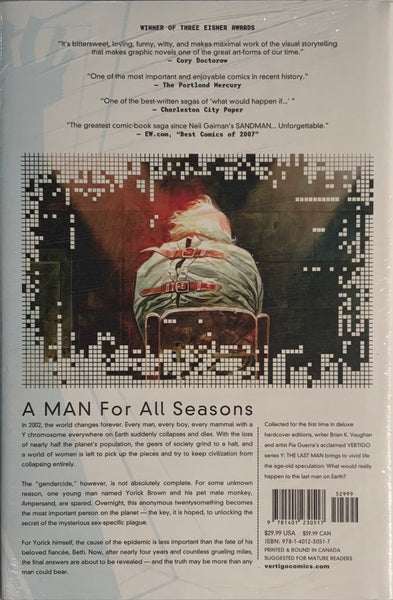 Y THE LAST MAN DELUXE EDITION SET OF 5 HARDCOVER GRAPHIC NOVELS