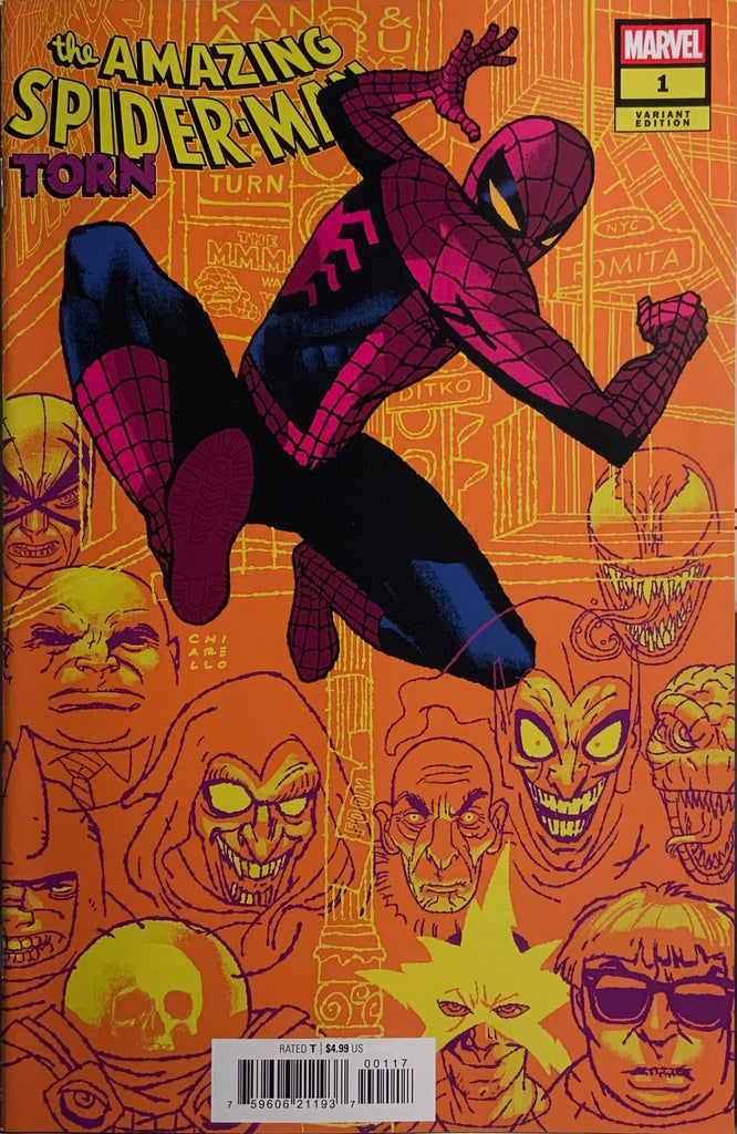 AMAZING SPIDER-MAN : TORN # 1 CHIARELLO 1:25 VARIANT COVER