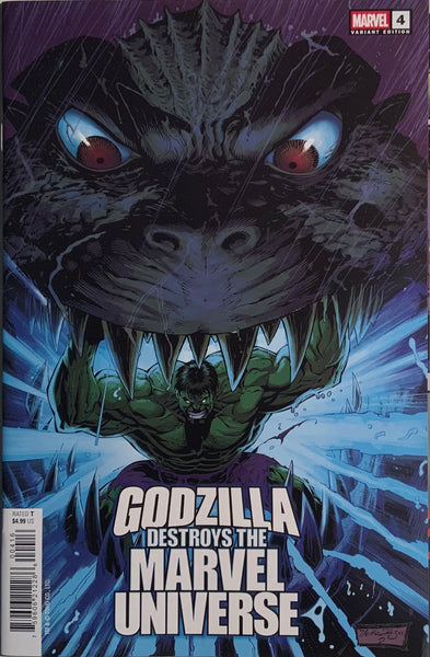 GODZILLA DESTROYS THE MARVEL UNIVERSE # 4 DIAZ 1:25 VARIANT COVER
