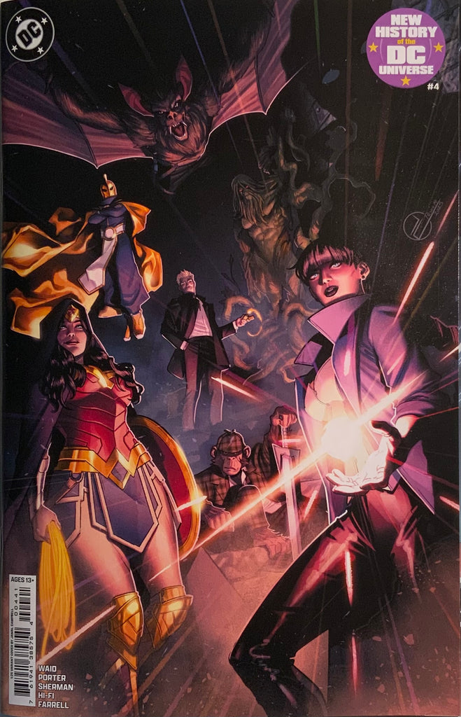 NEW HISTORY OF THE DC UNIVERSE # 4 CAMPBELL 1:25 VARIANT COVER