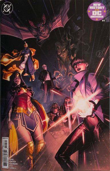 NEW HISTORY OF THE DC UNIVERSE # 4 CAMPBELL 1:25 VARIANT COVER
