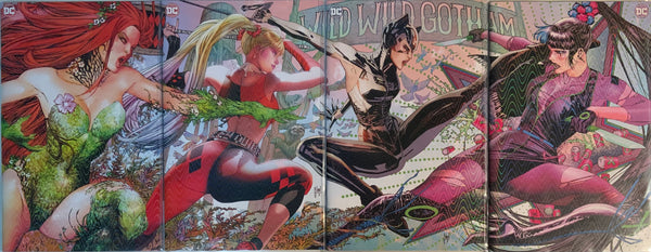 GOTHAM CITY SIRENS # 1 - 4 SET OF FOIL PRISM CONNECTING VARIANT COVERS