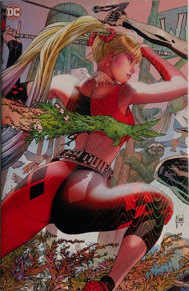 GOTHAM CITY SIRENS # 1 - 4 SET OF FOIL PRISM CONNECTING VARIANT COVERS