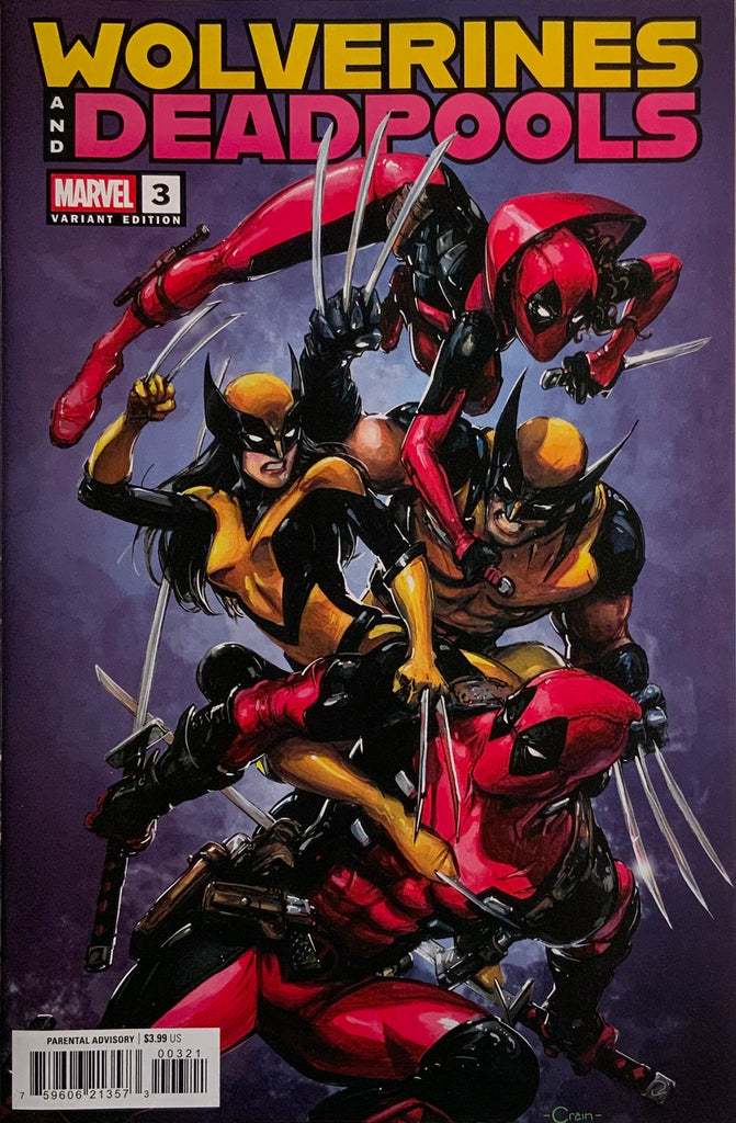 WOLVERINES AND DEADPOOLS # 1 CRAIN VARIANT COVER