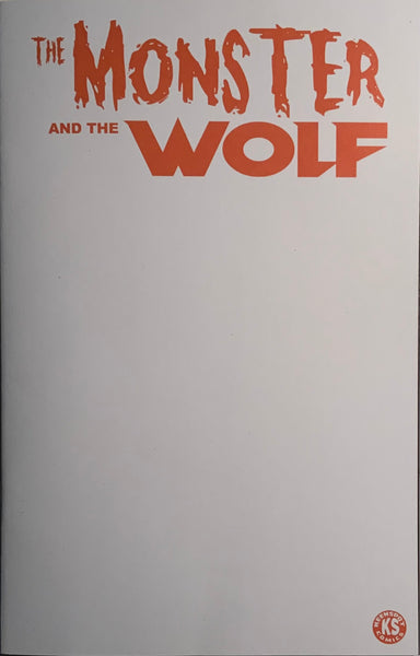 MARK SPEARS MONSTERS : THE MONSTER & THE WOLF #1 BLANK SKETCH COVER