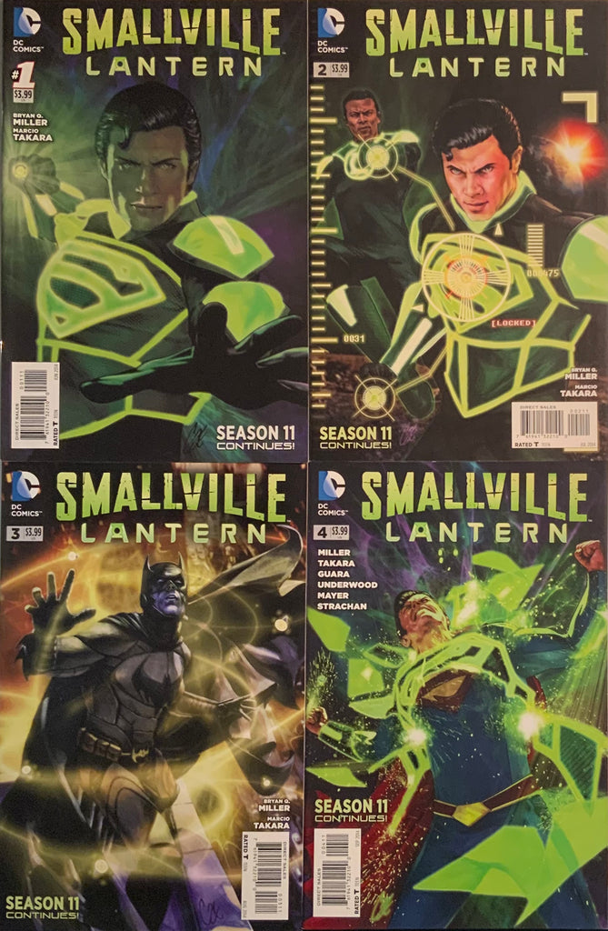 SMALLVILLE SEASON ELEVEN : LANTERN # 1 - 4 SET