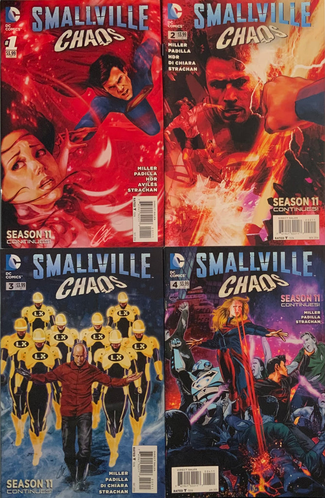 SMALLVILLE SEASON ELEVEN : CHAOS # 1 - 4 SET