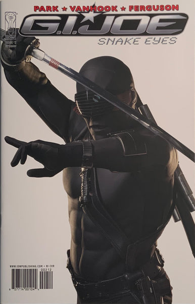G.I. JOE SNAKE EYES (2009) SET OF 4 RETAILER INCENTIVE PHOTO VARIANT COVERS