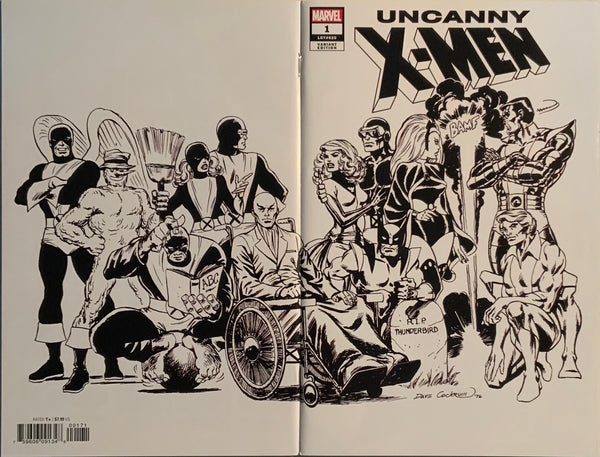 UNCANNY X-MEN (2019) # 1 COCKRUM HIDDEN GEM SKETCH VARIANT COVER