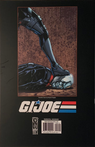 G.I. JOE (2008-2011) # 8 CHAYKIN RETAILER INCENTIVE VARIANT COVER