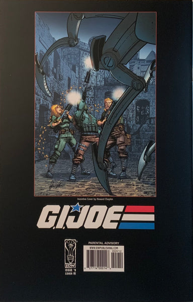 G.I. JOE (2008-2011) # 9 CHAYKIN RETAILER INCENTIVE VARIANT COVER