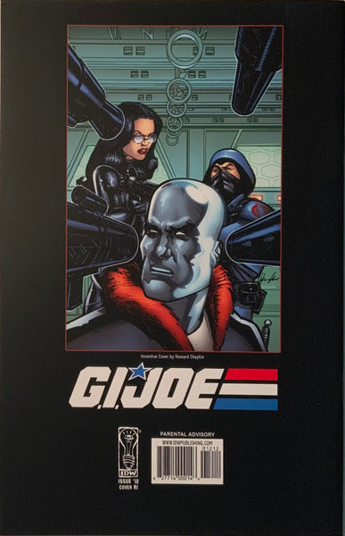 G.I. JOE (2008-2011) #12 CHAYKIN RETAILER INCENTIVE VARIANT COVER