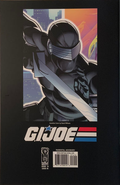 G.I. JOE (2008-2011) #14 WILLIAMS RETAILER INCENTIVE VARIANT COVER