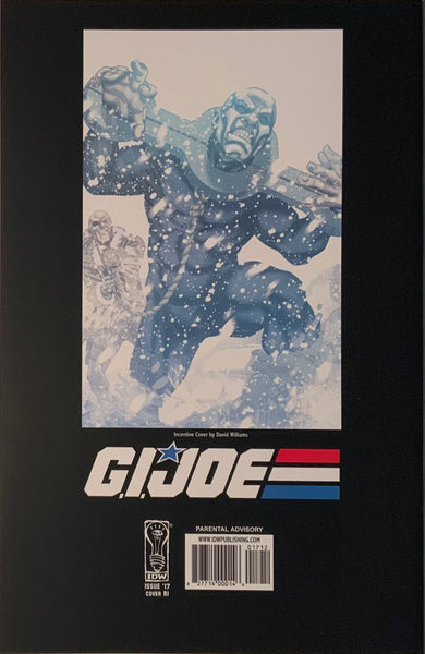 G.I. JOE (2008-2011) #17 WILLIAMS RETAILER INCENTIVE VARIANT COVER