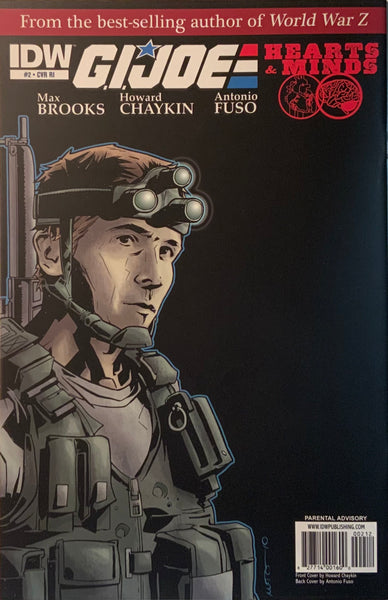 G.I. JOE : HEARTS & MINDS # 2 CHAYKIN / FUSO RETAILER INCENTIVE VARIANT COVER