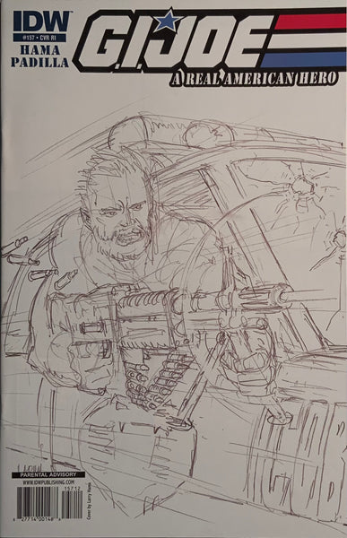 G.I. JOE : A REAL AMERICAN HERO #157 HAMA RETAILER INCENTIVE VARIANT COVER