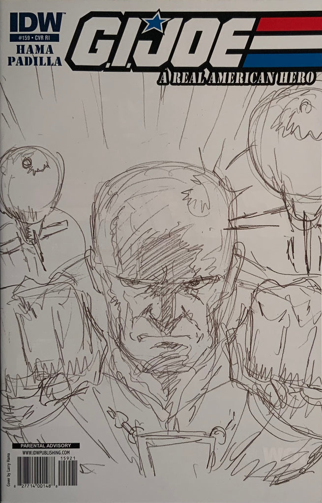 G.I. JOE : A REAL AMERICAN HERO #159 HAMA RETAILER INCENTIVE VARIANT COVER