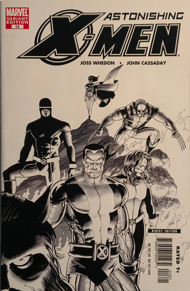 ASTONISHING X-MEN (2004-2013) #13 CASSADAY LIMITED SKETCH VARIANT COVER
